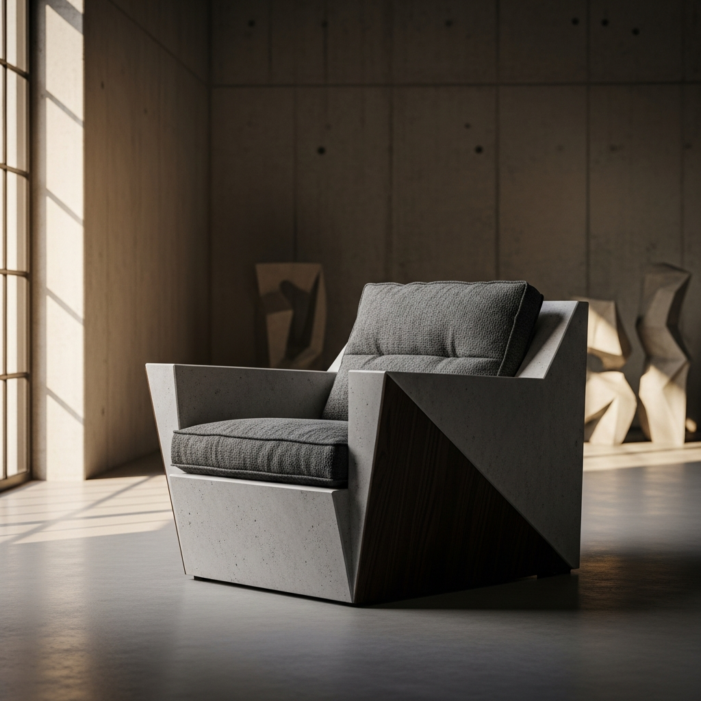 Brutalist chair concept